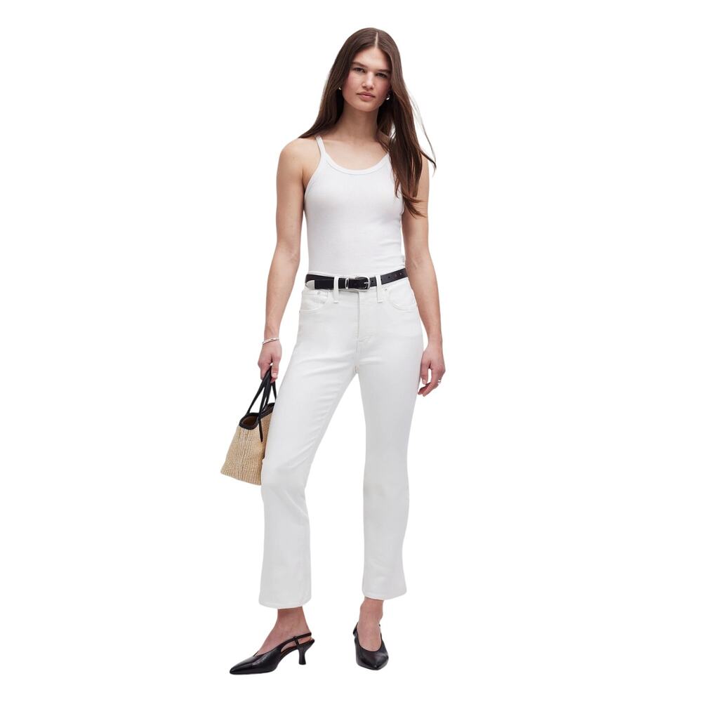 Madewell Mid Rise Kick Out Cropped Jeans Flare Leg Denim Y2k Streetwear 23